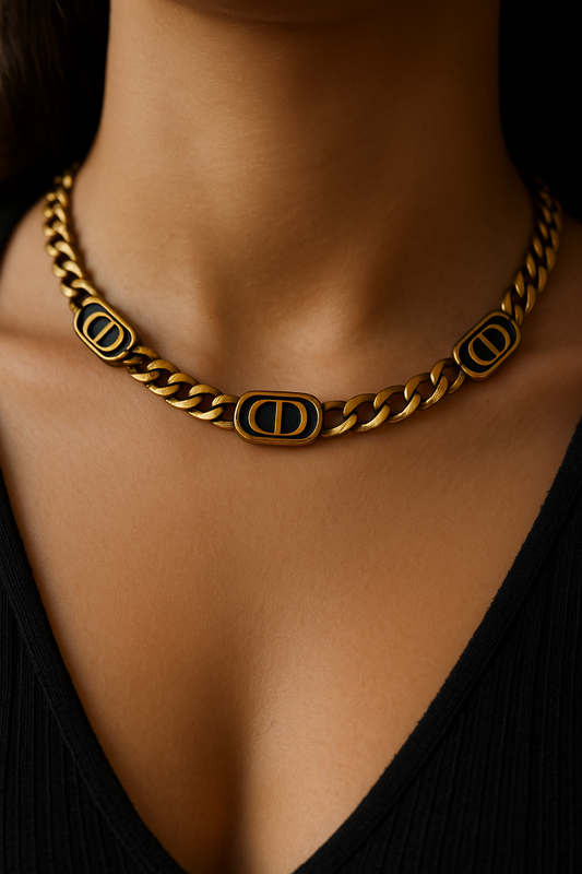 Colar - Christian Dior Triple