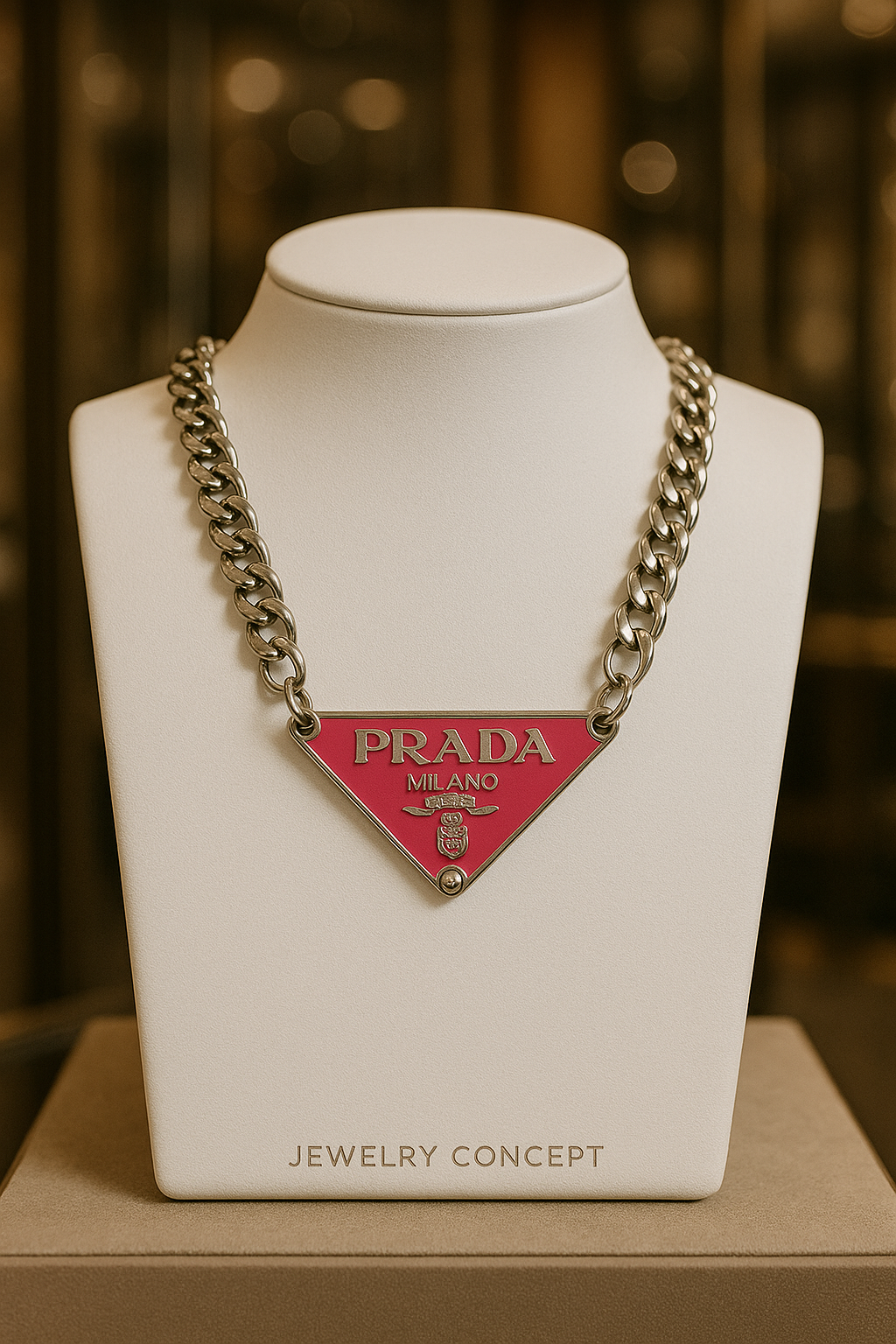 Colar - Silver Prada