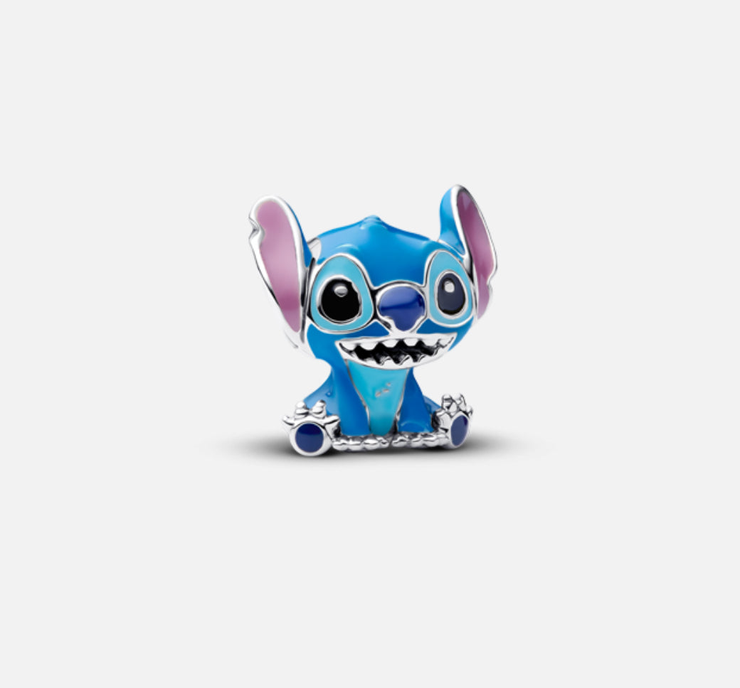 Conta - Pandora Stitch Blue Disney