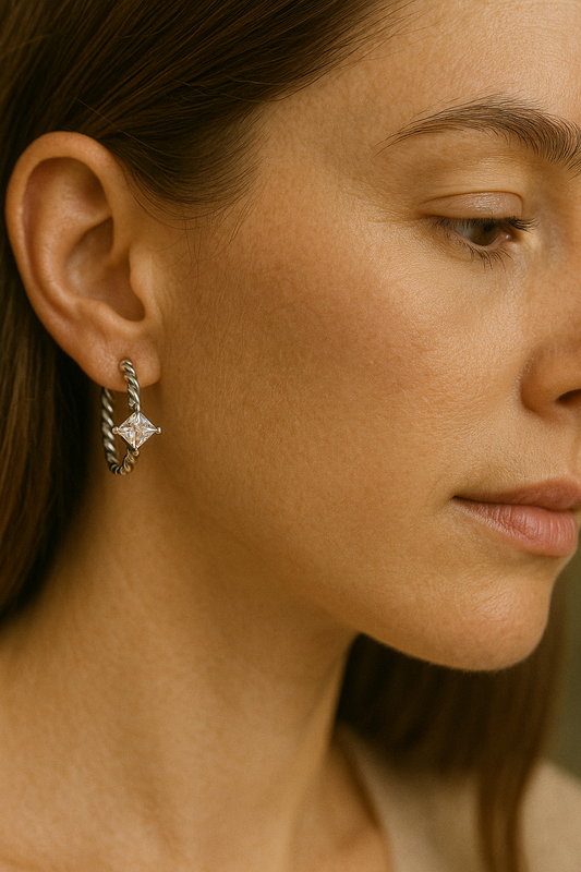 Argolas - Pandora Crossed Light