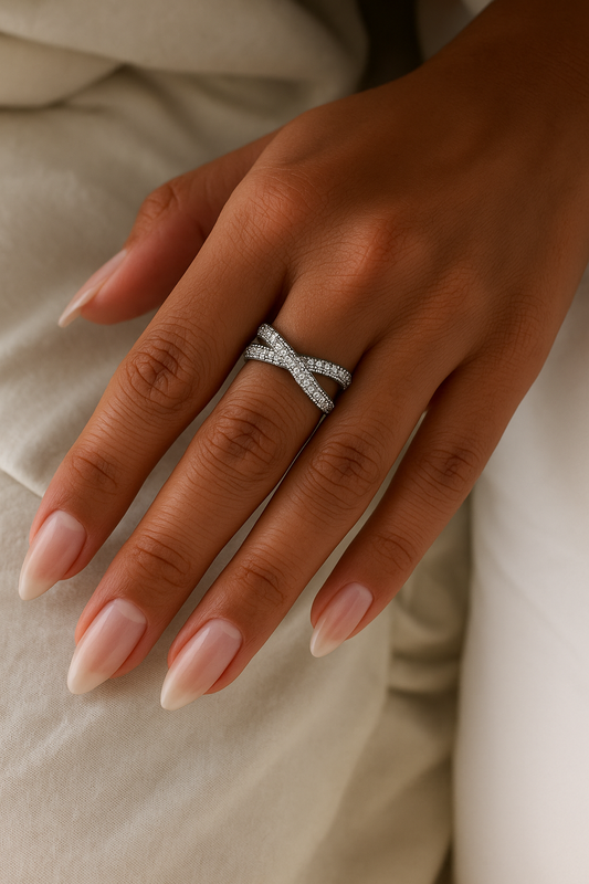 Anel - Pandora Crossover Pavé