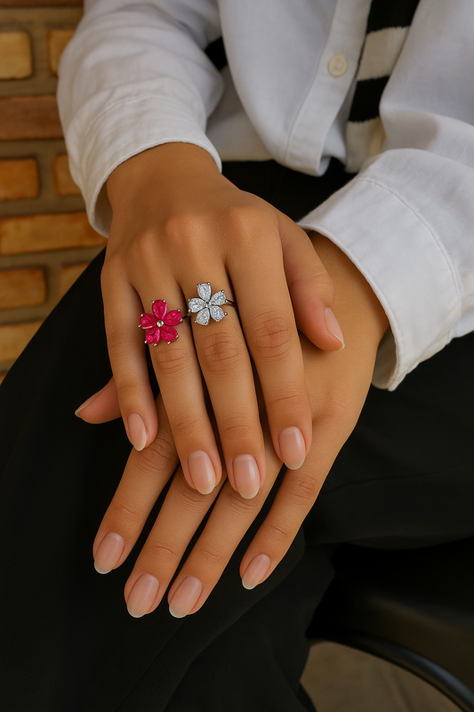 Anel - All Sparkle Flower