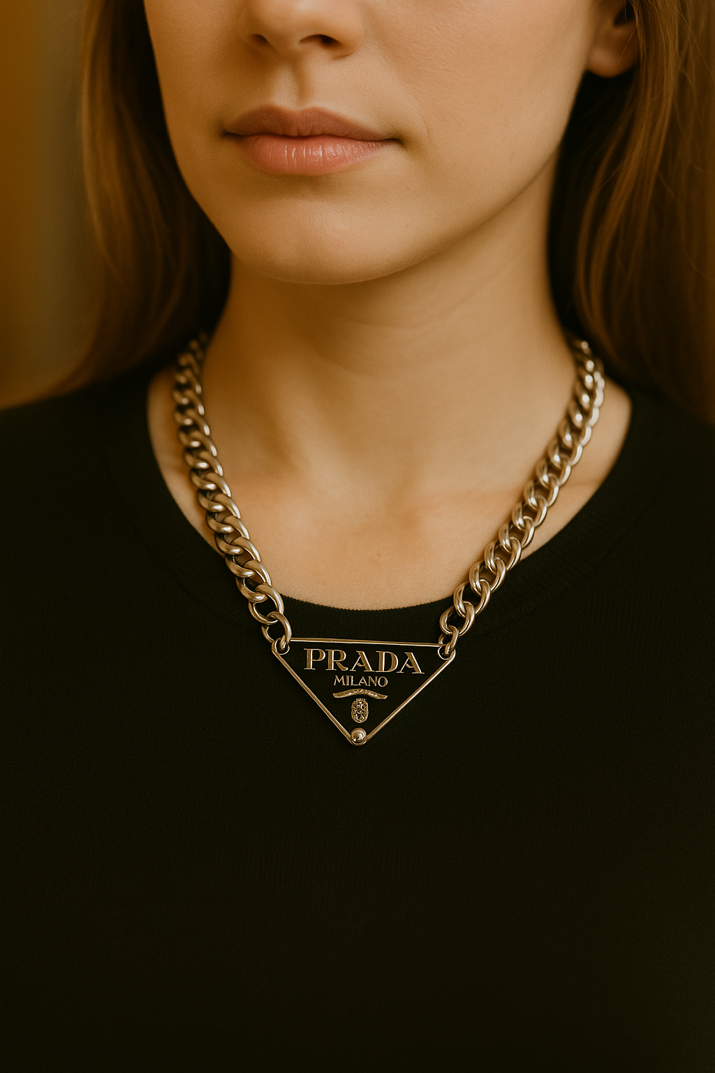 Colar - Silver Prada