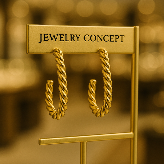 Argolas - Oval Twisted