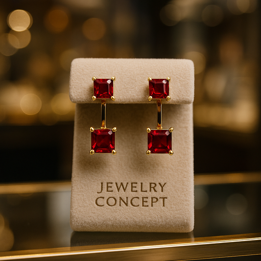 Brincos - Double Sparkle