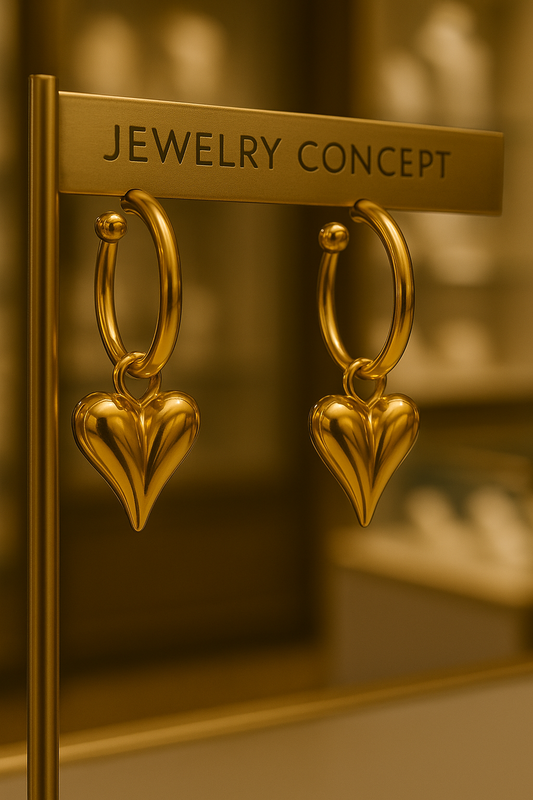 Argolas - Cartoon Heart