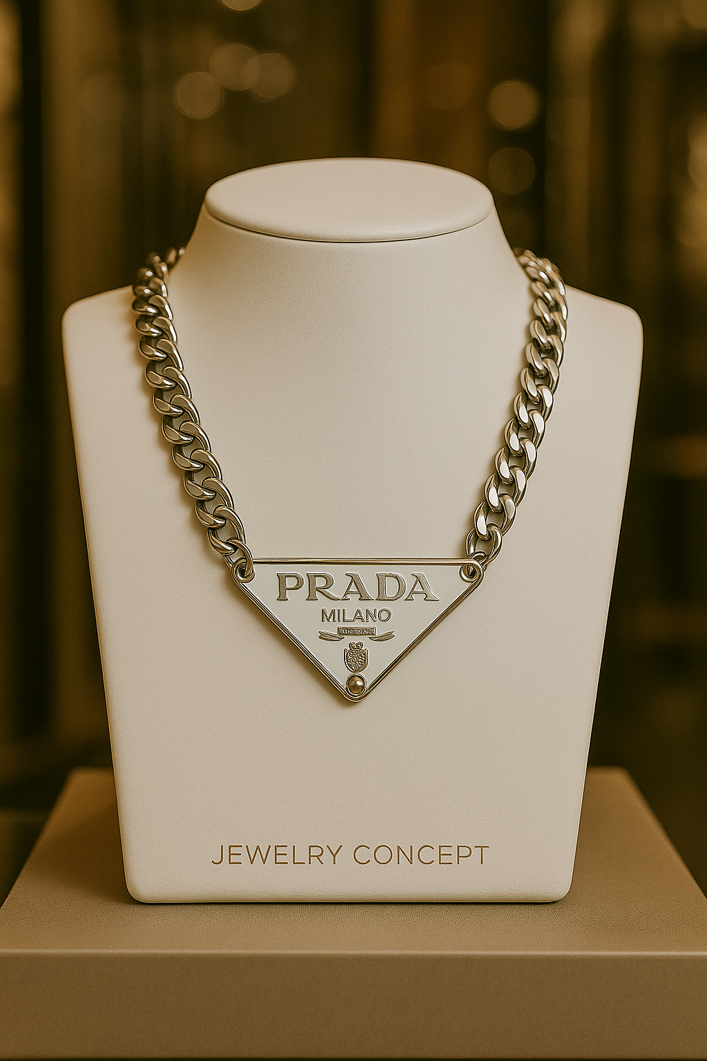 Colar - Silver Prada