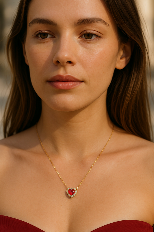 Colar - Hearts Gemstone Set HEARTS