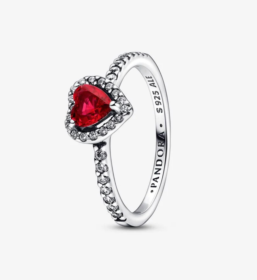 Anel - Pandora Red Heart