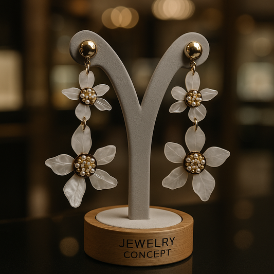 Brincos Flower Double