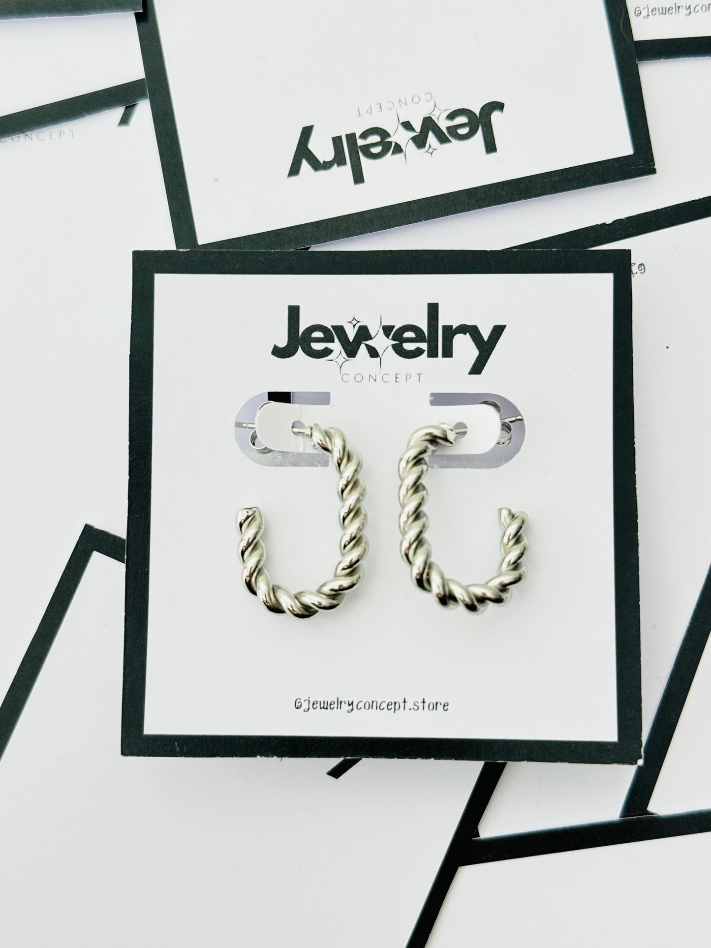 Argolas - Oval Twisted