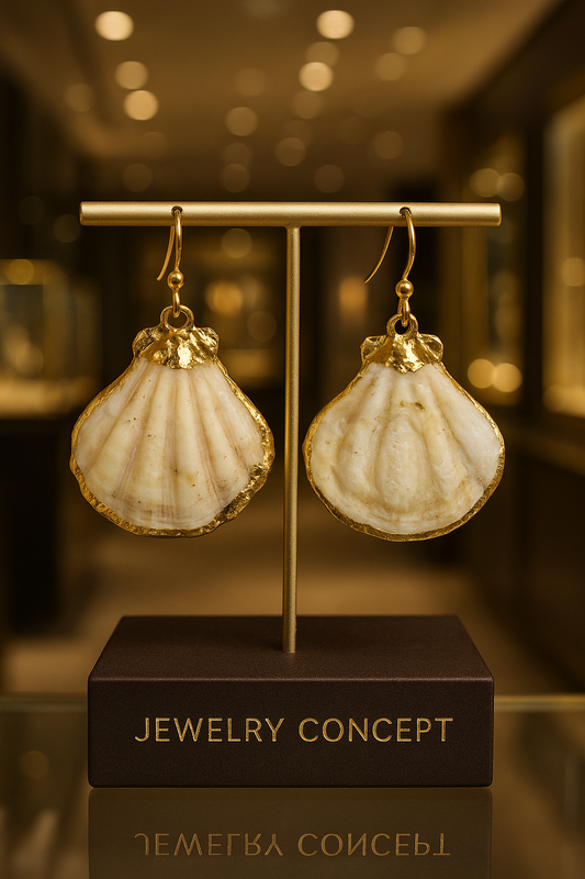 Brincos - Shell White