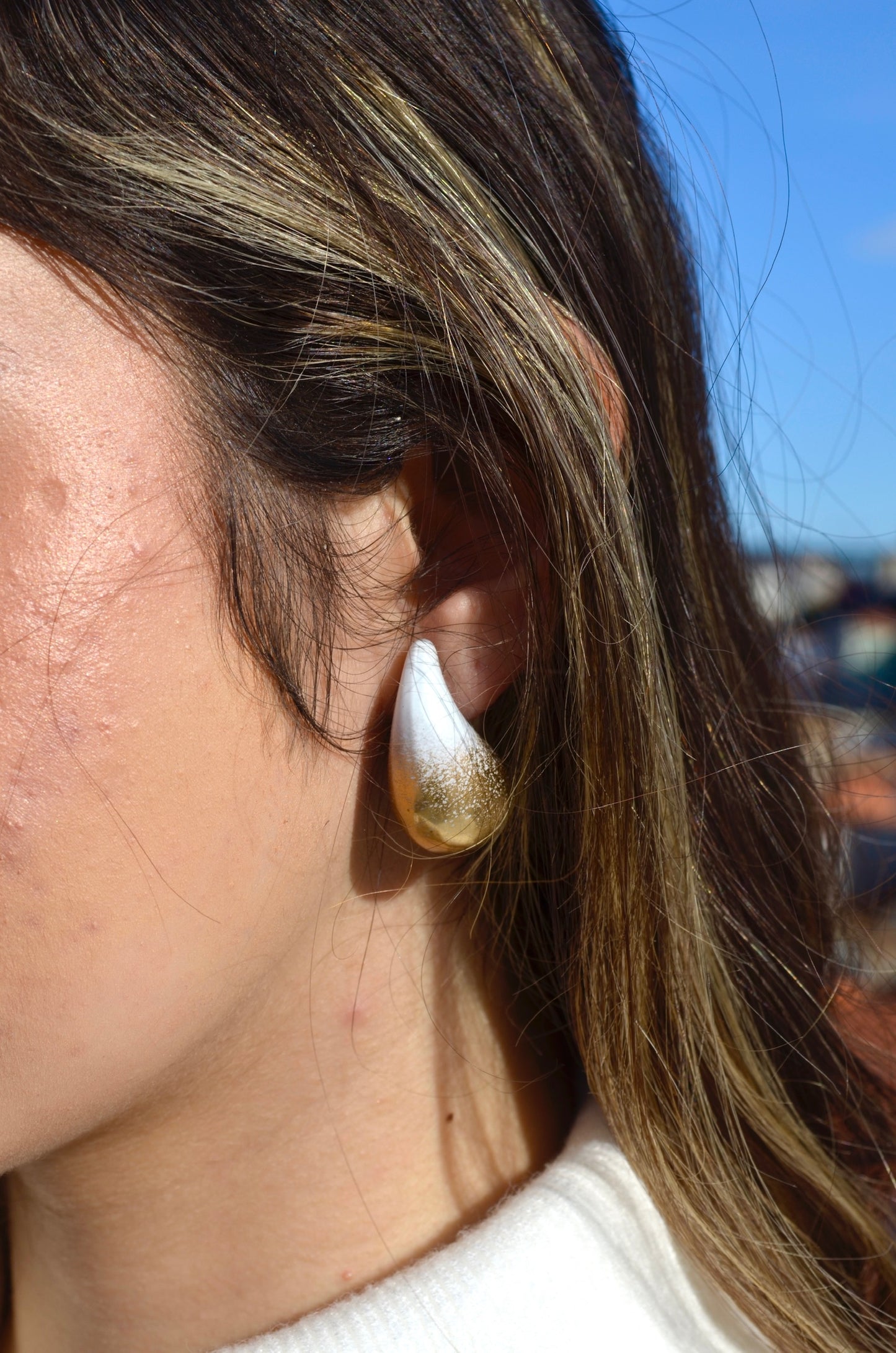 Brincos - Gota Degradê