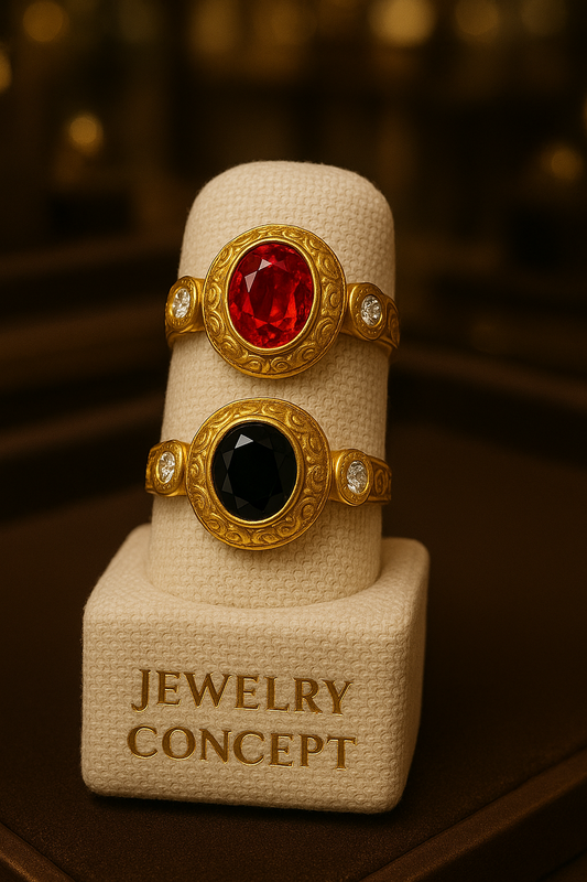 Anel - Red and Black