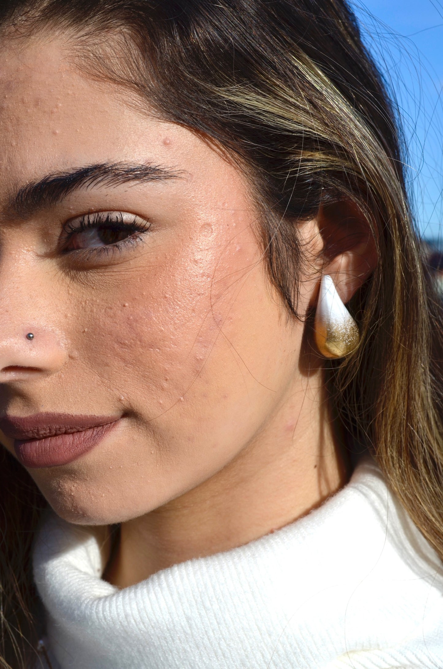 Brincos - Gota Degradê