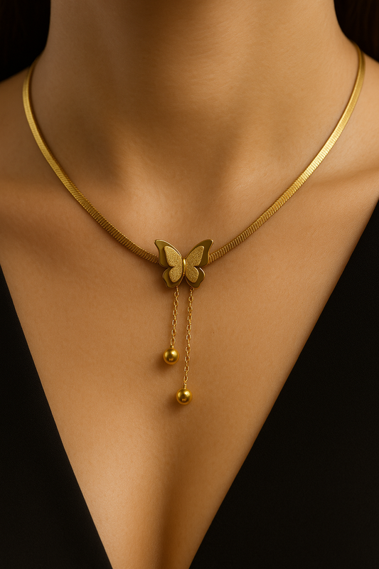 Colar - Golden Butterfly