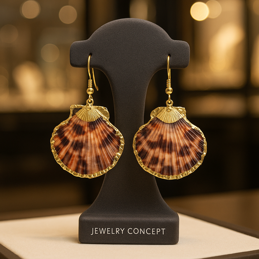 Brincos - Shell Leopard