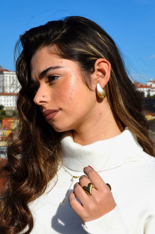 Brincos - Gota Degradê