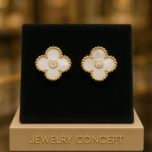 Brincos - Van Cleef  Flower