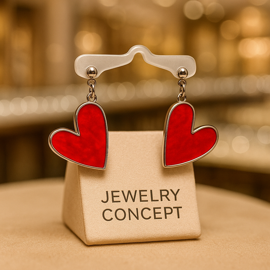 Brincos - Love Red