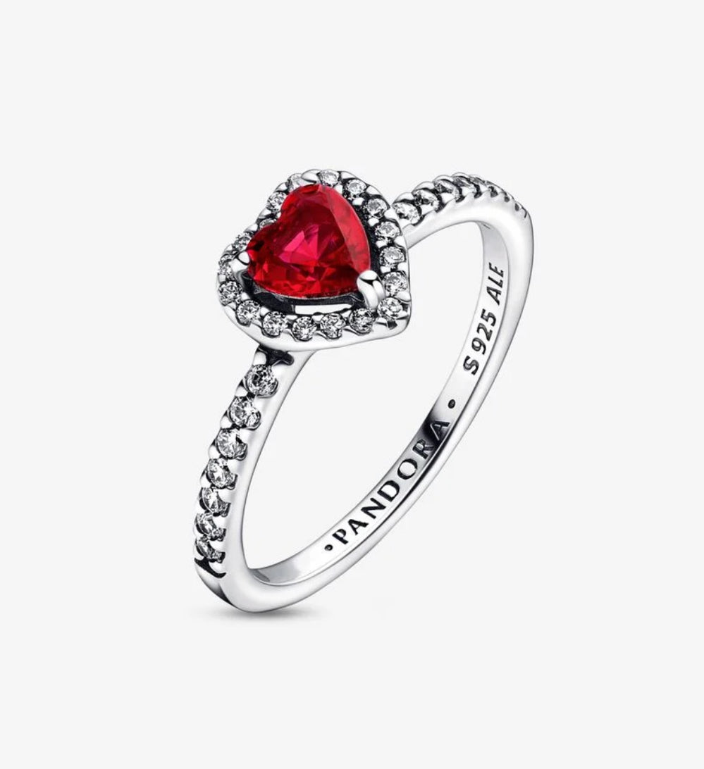 Anel - Pandora Red Heart