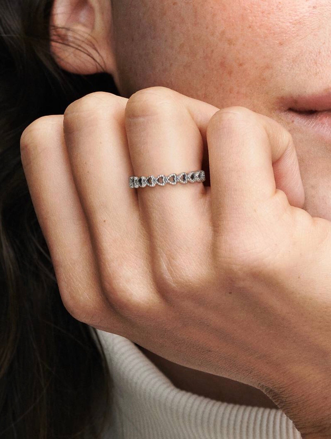 Anel - Pandora Multiple Heart