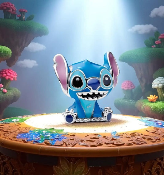 Conta - Pandora Stitch Blue Disney