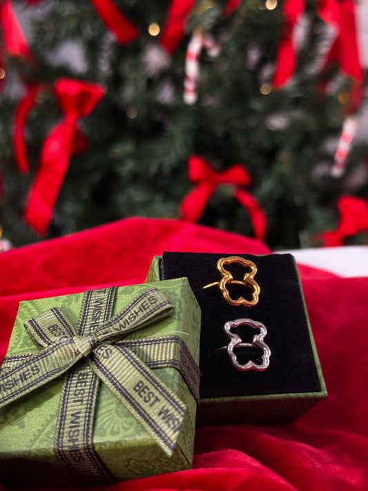 CONJUNTO ANÉIS TOUS - 2 ANÉIS + CAIXA